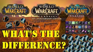 The BIGGEST Differences Between Vanilla, Classic, & Anniversary WoW