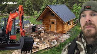 CHOICE: Tractor, Skid Steer or Excavator? Screen Porch |EP62| Log Cabin Build on Off-Grid Homestead