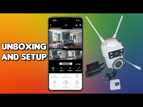 Network PTZ Outdoor Dual Lens Surveillance Camera Unboxing and Installation Guide 2024