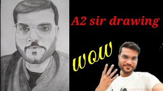#A2sir#ArvindAroradrawing #A2motivation#shorts  how to draw Arvind Arora drawing || A2 sir ||