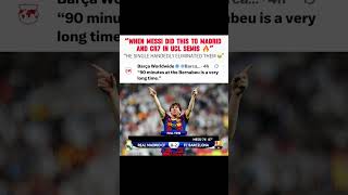 He did this in BERNABEU 🥶 | LEO MESSI #messi #messigoals #messifans #barcafans #viral #trendingnow