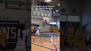 BC Provincial Championship’s Semiahmoo 8 girls vs MEI 8 #basketball #bcbasketball #highschoolsports