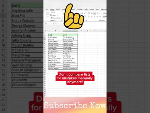 Compare Data #excel #tutorialexcel #excelshortcuts #trading#exceltricks#excelformula #excelbeginner