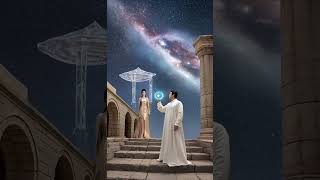He Touched the Stars… Then the Alarm Rang#SciFiArt #dream  #GalacticLove #DreamOrReality #Shorts