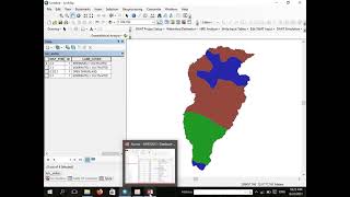 Landuse landcover and lookup table preparation for HRU Analysis in SWAT model