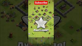 BARBARIANS Only, Town Hall 3 vs Town Hall 3 Attack | Clash of Clans