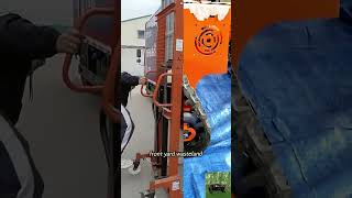 Cortacésped con motor de gasolina de gran potencia y carga automática, controlado remotamente