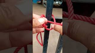 Easy and strong method to tie a rope, it is not a secret  knot part 453