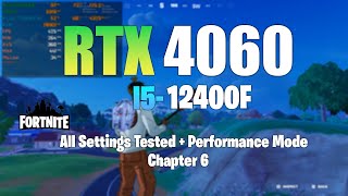 RTX 4060 + I5 12400F : Fortnite in 2025