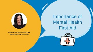 Lunch & Learn - Importance of Mental Health First Aid
