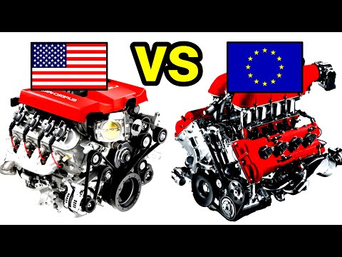 por qué❓el v8 americano tiene tanto TORQUE 🇺🇸 y el de Ferrari 🇮🇹 tantas RPM?
