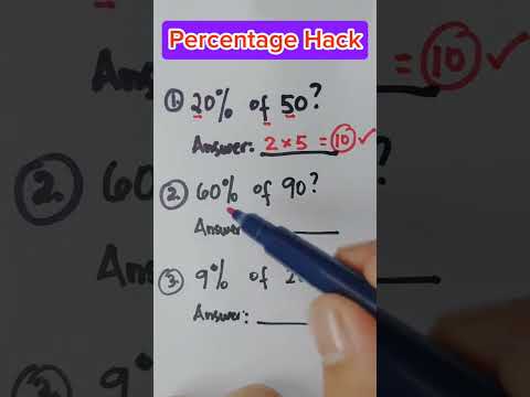 percentage short maths tricks #mathsshorttricks #maths #easymathtricks #mathematics #viral