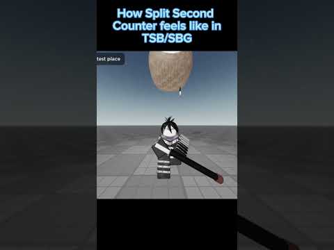How Split Second Counter feels like frfr #roblox #robloxshorts #thestrongestbattlegrounds #funny