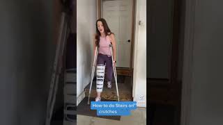 Do you have crutches? Are stairs or steps a problem?  #physicaltherapy #therapytips #homecare