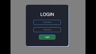 Simple and fast HTML login form tutorial