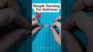 Can Knit Sweaters Be Repaired? This Technique Makes It Look Brand New #shorts #craft #knitting #fix