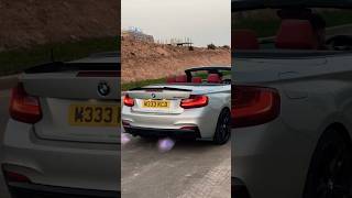 M240i F23 Flames #bmw #bmwm #f23 #m240i #240i #b58 #b58engine #msport #cabriolet #fyp #shorts #cars