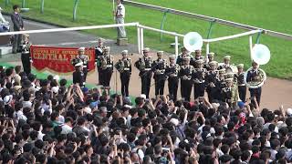 【日本ダービー2025】陸上自衛隊中央音楽隊によるファンファーレ演奏 現地映像