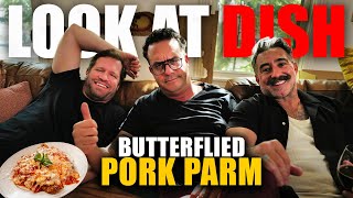 Joe DeRosa Cooks Butterflied Pork Parm - Look At Dish #17