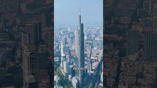 这就是中国第一座自主投资建设的摩天大楼，它就是南京第一高楼紫峰大厦#紫峰大厦 #夏日清凉计划