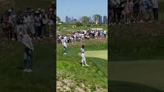 Nelly Korda's Approach Falls Short on Sloped Green – May 11, 2025