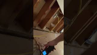 under tile hidden water damage found