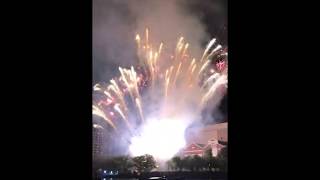 天神祭 船渡御（花火）