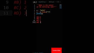 Python Test 89