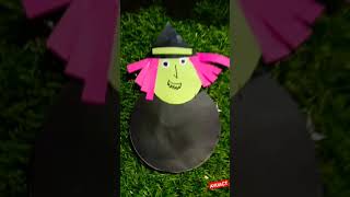 witch paper craft #shorts #5minscraft #witch #letslearn #ayuact #papercraft #countingactivity