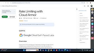 Rate Limiting with Cloud Armor || Lab Solution || Google Cloud Arcade 2025
