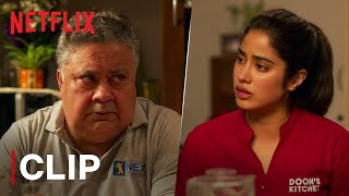 Janhvi Kapoor Confronts Manoj Pahwa | Mili | Netflix India