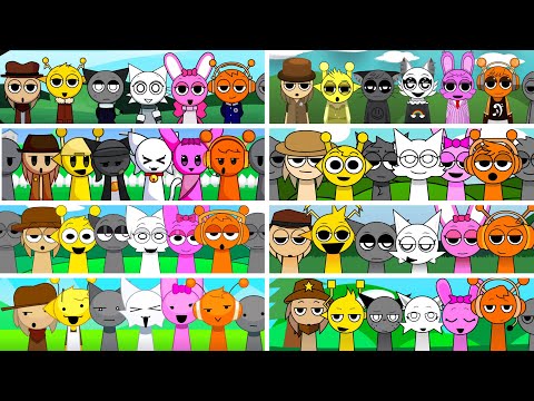 Incredibox - Sprunki but LOVE COUPLES ALL together in Different Mods | PART 4