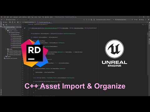 C++ Automate Import & Publish in Unreal Engine