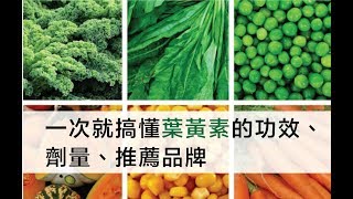 醫藥專家一次收錄葉黃素種類、功效、劑量、2018-2019推薦品牌！推薦如何正確挑選葉黃素！Lutein Floraglo
