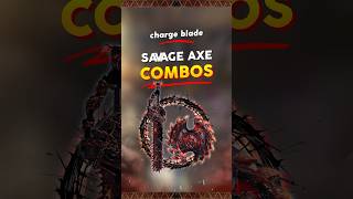 Savage Axe OP Combos for Charge Blade 💥 Monster Hunter World #MHW #MonsterHunter #Gaming