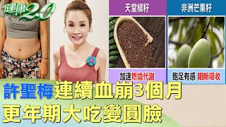 許聖梅曾連續血崩3個月 更年期大吃變圓臉 健康2.0