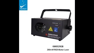 Big dipper 200mW RGB Motor Laser Stage Lights KM002RGB