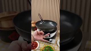 The hemispherical induction cooker has a powerful firepower that you can see! #goodthings..