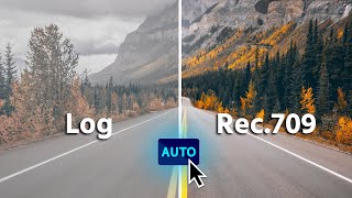 Auto Log to Rec 709 Conversion in Premiere Pro