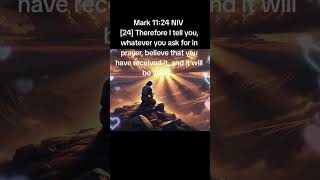 "Ask, Believe, Receive  The Power of Faith"#Mark1124 #FaithMovesMountains #PrayBelieveReceive#Bible
