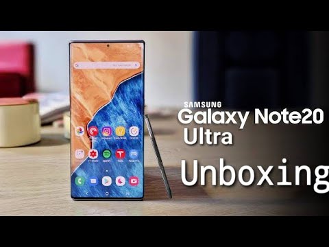 Samsung galaxy note 20 ultra Unboxing first look  and reviews | by tech twine