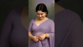 The Smile 😍 / Beautiful Modeling Girl/ Ai Girl Saree Model video 💫💫