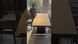 你找不到第二张这么完美的，大口径老柚木！