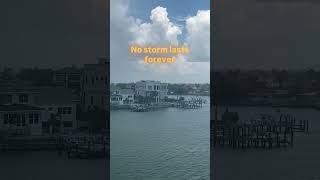 Dark skies fade, and the light breaks through.#StormToCalm #SkyMagic  #PeacefulMoments