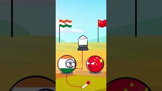 Border of 2 countries  #countryballs #vietnam #china #india #russia #belgium