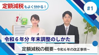 定額減税の概要～令和６年の改正事項～