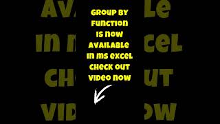 Summarise Data in Excel #groupby #excel #excelformula #datawizvamshi #exceltips