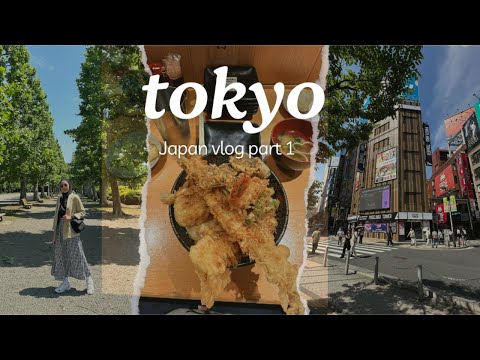 TOKYO vlog P1 Exploring Ginza, UNIQLO flagship store, Asakusa, Shinjuku Gyoen National Garden & more