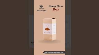 Elevate your hemp flour brand with Custom Boxes Designs