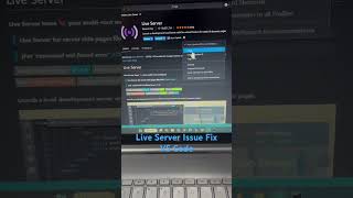Live Sever Issue fix (Application not found problem) #vscode #liveserver #developer #developertips